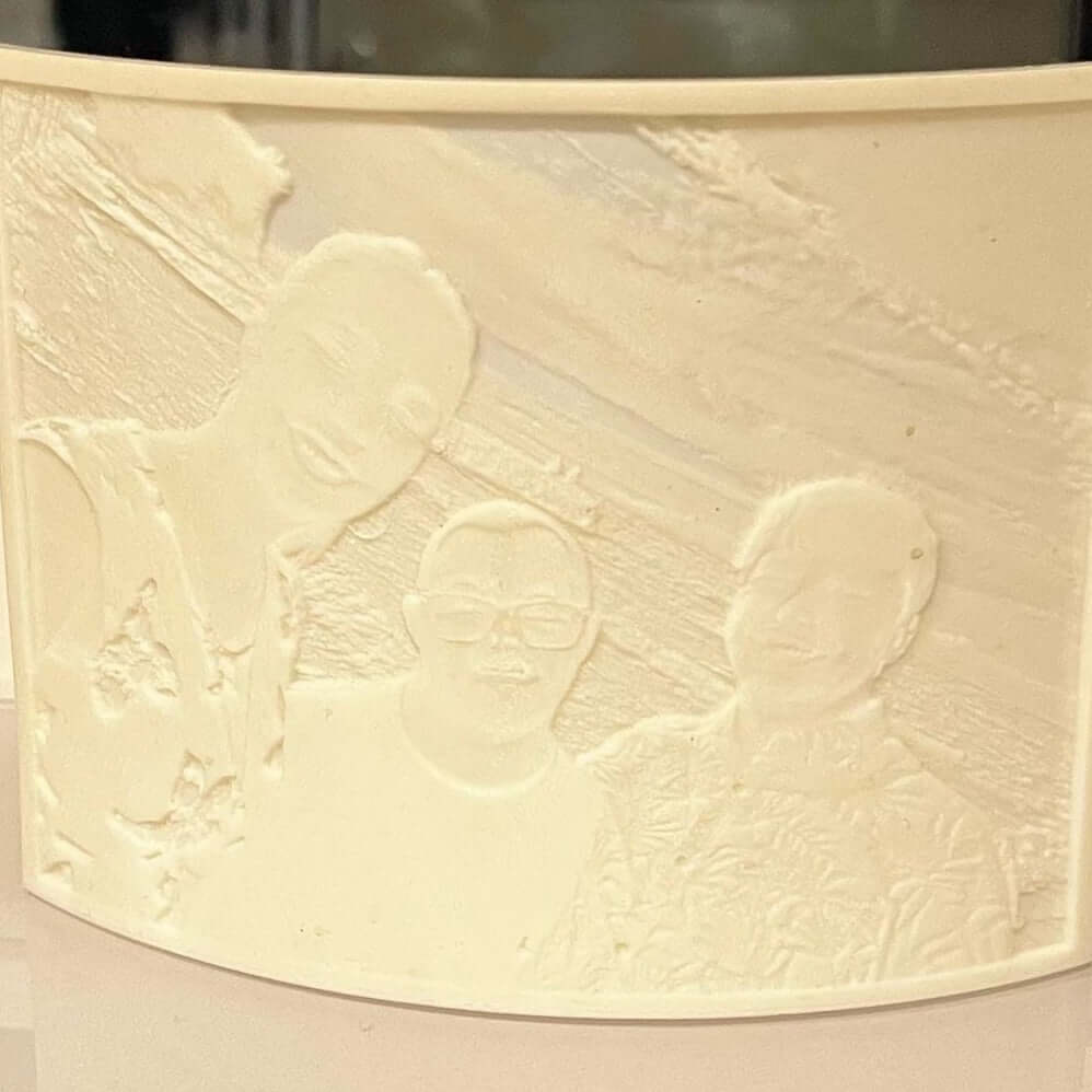 Free Standing 3D Printed Lithophane Photographs